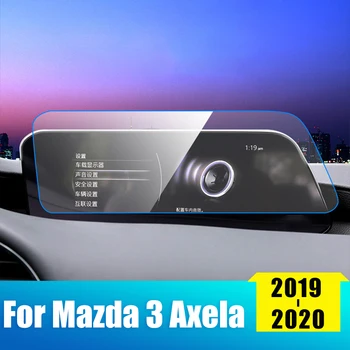 Už Mazda 3 Axela 2019 2020 Grūdintas Stiklas Automobilių GPS Navigacija, Touch Screen Protector Ekrano Plėvelė apsauginė HD Anti-scratch