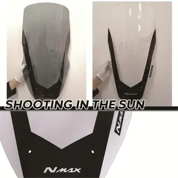 Už NMAX155 NMAX125 Motociklų Aksesuarų Priekinio stiklo priekinio, galinio Stiklo Reflektoriai Vėjo Skydą, Ekrano NMAX 155 NMAX 125 2016-2018