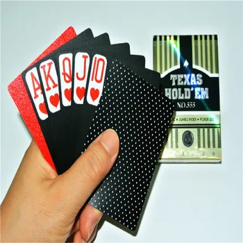 Užsienio Prekybos Naujas Produktas Matinio Pločio Prekės Juodo Plastiko PVC Pokerio