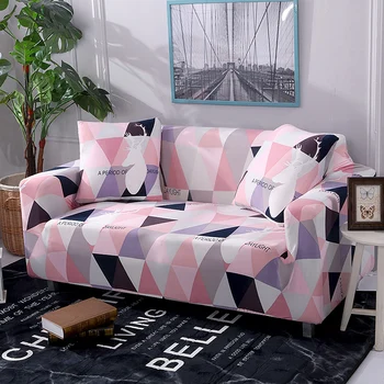 Užvalkalai Sofa apima kambarį Spausdinimo spalva kampe elastinga spandex sofos padengti ruožas sofa rankšluostį L formos, reikia pirkti 2pi