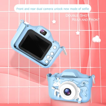 Vaikai Vaikai Kamera Mini Švietimo Žaislai, Skaitmeninė Kamera, 1080P Vaizdo Projekcijos Kamera Vaikams, Kūdikių Dovanos Gimtadienio Dovana