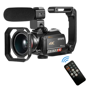 Vaizdo Kamera 4K vaizdo Kamera Vlogging Kamera WiFi 