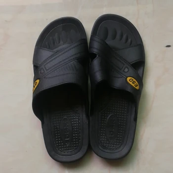 Vyrai šlepetės saugos batus, anti-static dulkėms darbo sandalai antistatiniai batai namų vonios ir darbo saugos batai
