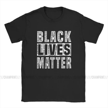 Vyriški Juodos Gyvena Klausimas Marškinėliai Teisingumo George Floyd Lygių Rasizmu Rasistinių Šukuotinės Medvilnės Trumpos Rankovės Tees Klasikiniai Marškinėliai