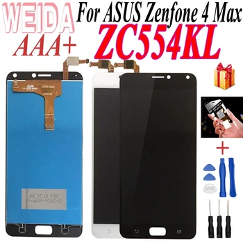 WEIDA Už ASUS Zenfone 4 Max ZC554KL X00ID X00IS LCD Ekranas Jutiklinis Ekranas skaitmeninis keitiklis Asamblėjos Rėmo Ekranas 5.5