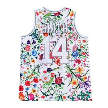 Will Smith 14 Bel-Air Akademijos Gėlių Krepšinio Jersey