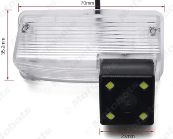 Winnida HD Automobilio Galinio vaizdo Kamera su LED šviesos Toyota Corolla E120/E130/Reiz(10~12)/Vios(03~08) Atbulinės eigos Parkavimo Kamera