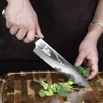 XITUO Virtuvės Šefo Peilis Nustatyti, Super Sharp vg10 Japonijos Damasko Plieno Mėsos Cleaver Šveitimas Kaulų Peilis Virimo Priemonė Nauja