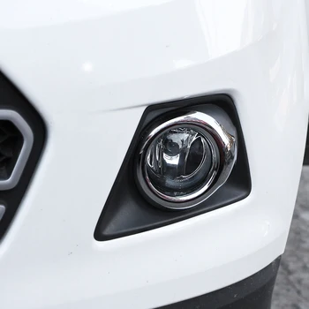 Xburstcar Automobilių Stilius ABS Chrome Priekiniai Galvos Rūko Šviesos Lempos Dangtelio Apdaila Foglight Rėmas Ford Ecosport 2013 2016 2017
