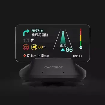 Xiaomi carrobot protingas HUD protingas akinti versija HD transporto priemonių head up display OBD multi-funkcija projektorius