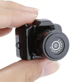Y2000 Miniatiūrinė Kamera 720P HD Microcamera Patogus Vaizdo įrašymo Kameros Mados Juoda Profesionalių Šaudymo Mašina