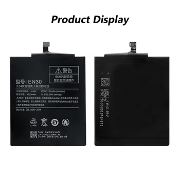 YCDC Didelės Talpos 3.84 V 3120mAh Telefono Baterija BN30 Už Xiaomi Redmi 4A Pakeitimo 3.84 V bn30 Ličio baterija RechargeableBN-30