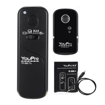 YouPro YP-860 S2 2.4 G Bevielis Nuotolinio Valdymo Užrakto Siųstuvas, Imtuvas Sony A58 A7R A7 A7II A6000 VEIDRODINIAI Fotoaparatai