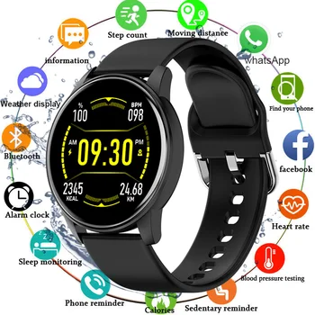 Zl01s Visiškai Jutiklinis Ekranas 1.3 Smart Watch Vyrų, Moterų Kraujo Spaudimo Matavimas Smartwatch Širdies Vertintojas Deguonies Stebėti Mados Žiūrėti