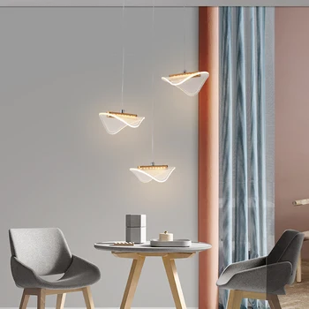 Šiaurės Minimalistinis LED Sieniniai šviestuvai už Kambarį Restoranas, Kambarių Pakabukas Lempos, Interjerams Dekoruoti Apšvietimas