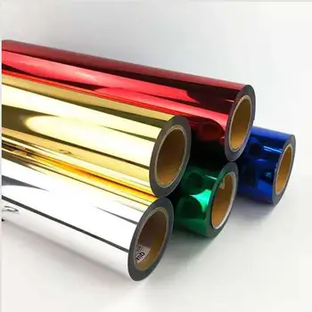 Šilumos perdavimo vinyl didmeninės metalo, aukso folija šilumos perdavimo plotis-20 colių ilgio nemokama būti pritaikyti geležies perdavimo vinyl