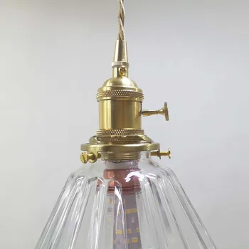 Šiuolaikinės stiklo sieniniai šviestuvai valgomasis kambarys Varis Žalvaris lampholder aišku, atspalvis, Minimalistinis kabo lempa, miegamojo Restoranas lempos