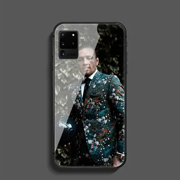 Žinomi Conor McGregor Telefono Grūdintas Stiklas Case Cover For Samsung Galaxy Note S 7 8 9 10 10E 20 Plus Lite Uitra Vandeniui