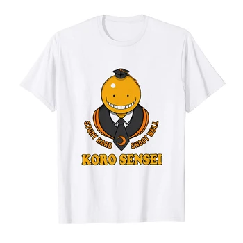 Žmogžudystė Klasėje Marškinėliai Koro Sensei Grafinis Spausdinti Raminantis Asmeninį Stilių Nyanko Sensei Animacija T-shirt Moteris Viršuje
