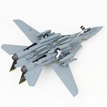 1/100 Masto Karinių Modelis Žaislai F14 Tomcat F-14A/B AJ200 VF-84 Kovotojas JAV karinio jūrų Laivyno Kariuomenės karinių Oro Pajėgų Diecast Metal Plokštumoje Modelis Žaislas