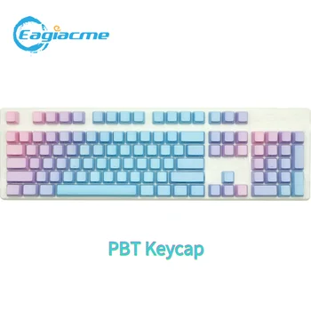 104pcs OEM Aukštis PBT Keycaps Už Mechaninė Žaidėjus Klaviatūra Su Gradiento Spalvos Pasirinktinai Cdient Spalva Keycaps