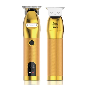 10W Aukso Plaukų Clipper Profesinės Naftos-Galvos Plaukų Žoliapjovės LED Ekranas, Plaukų Pjovimo USB Įkrovimo Barzda Žoliapjovės Stiliaus Šukuoseną