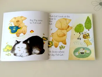 12 Knygų Usborne anglų Paveikslėlį Knyga Phonics Skaitytojai Klasėje Švietimo Žaislai Vaikams Montessori Nuotrauką Istorija Knyga