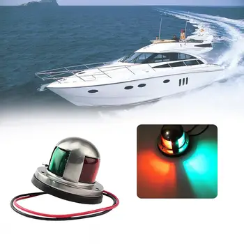12V Valtis Jūrinių Jachtų Buriavimo Raudonos, Žalios Lankai Navigacijos LED Šviesos Signalo Lemputė