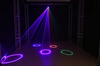 1W 500mW RGB DMX Animacija Lazerinis Projektorius PRO DJ Disco Scenos Apšvietimas Poveikį Šalies Vestuvių Poilsio Klubas, Baras Skaitytuvas