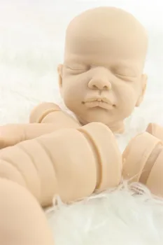 20 colių reborn baby doll unpainted tuščią lėlės rinkinys retas kieto silikono versija labai minkštas ir nekilnojamojo touch