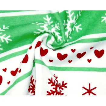 2018 Kalėdų Sleepwear Berniukų, Mergaičių Žalia Raudona Kalėdų Pižama Rinkiniai Tinka 1-8 Metų Vaikas, Vaikai Elnias Pijamas Pižamos