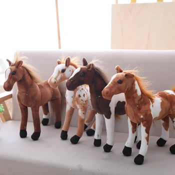 2018 Naują Atvykimo 30/40cm Modeliavimas Arklių Pliušiniai Žaislai Mielas Dirba Gyvūnų Vienaragis Lėlė, Minkšta Vaikų Gimtadienio Dovana, Namų Puošybai