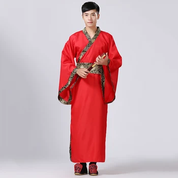 2018 naują senovės tradicinė kinų liaudies šokių kostiumas, kostiumai ilga suknelė hanfu lion dance kinijos drabužių moteris vyrai