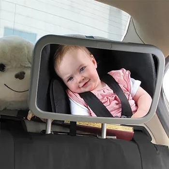 2019 Automobilių Saugos Galinio vaizdo Veidrodėlis Kūdikiui Galinio vaizdo Veidrodėlis Akrilas Nėra Lengva Nutraukti Didelio dydžio lengvas Platus Laukas#P10