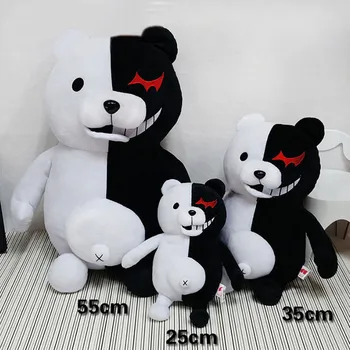2019 Dangan Ronpa Super Danganronpa 2 Monokuma Black & White Bear Pliušinis Žaislas, Minkšti Kimštiniai Gyvūnų Lėlės Gimtadienio Dovana Vaikams