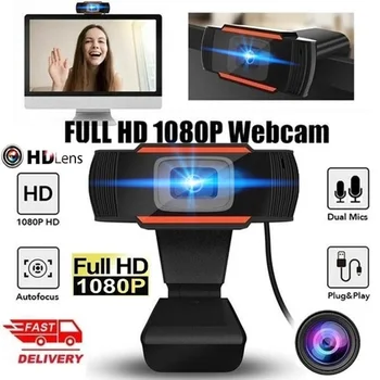 2020 HD Webcam PC Mini USB 2.0 Skaitmeninis Vaizdo Web Kamera Su Triukšmo Panaikinimo Mic PC Desktop Laptop Live Transliacijos Kameros