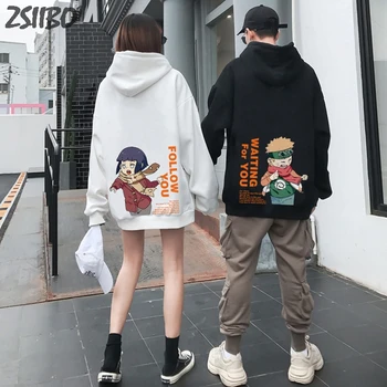 2020 Harajuku Mados Hoodie Naruto Hyuga Pora Dėvėti Hoodie Unisex Japonų Anime Spausdinti Vyrų Hoodie Vyrų Streetwear