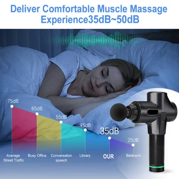 2020 Naujas masažo ginklą, sumažinti kūno skausmo, giliai massager raumenų audinio paspartinti pieno rūgšties skilimas LCD ekranas