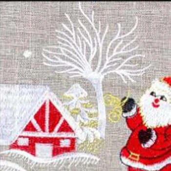 2020 Naujų Karšto Mados Santa Claus Siuvinėjimo Stalo Runner Kalėdų Restoranas Audinio Staltiesė Kalėdų Dekoracijos