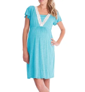 2020 Nėštumo Pižama Sleepwear Slaugos Nėščia Pižama Motinos Krūtimi Pižamą Elegantiškas Motinystės Slaugos Suknelė