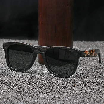 2020 akiniai nuo saulės bambuko kojos poliarizuoti akiniai nuo saulės aikštė akiniai bambuko medienos akiniai, sportas akiniai nuo saulės vyrams