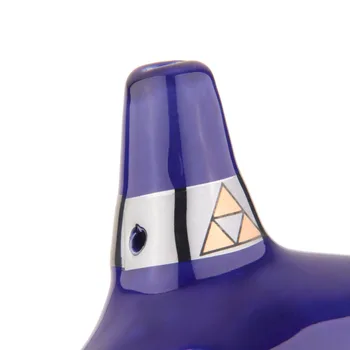 2021 Naujų Karšto 12 Skylę Ocarina Keramikos Alto C Legend of Zelda Ocarina Fleita Mėlyna Priemonė lašas laivybos