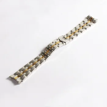 20mm 21mm Vyrų Nerūdijančio Plieno Žiūrėti Diržu, Tudor sidabro Metalo Sagtis Watchband Apyrankė