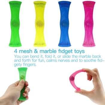 24 Pack Fidget Jutimo Žaislų Rinkinys Įtempių Žaislai Autizmo Nerimas Reljefas Streso Pop Burbulas Fidget Jutimo Žaislas Vaikams Jutimo
