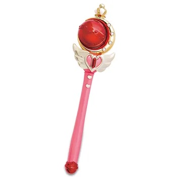 2style 37cm Anime Veiksmų Skaičius, Kortelės Gūstītājs Sakura Sailor Moon Cosplay Animacinių filmų Magija Lazdelės LED Muzika Lazdelė Dėlionė Baby Dovanų Lėlės