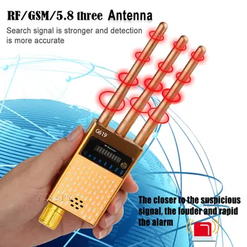 3 Antenos Profesinės Stabdžių Šnipas Detektorius RD CDMA Signalo Finder GSM Klaidą GPS Tracker Belaidę Paslėpta Kamera slapto pasiklausymo
