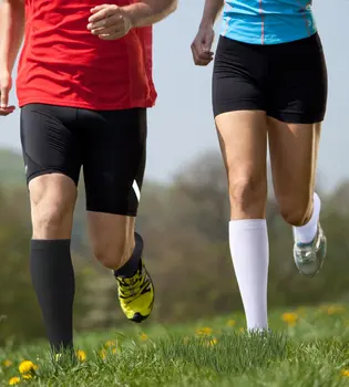 3 Poros Glaudinimo Kojinės Kokybės Dviračių Sporto Kojinės Unisex Tinka Edema Diabetu Sergantiems Varikoze Maratono Bėgimas Kojinės