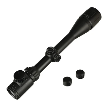 4-16X40 AO Medžioklės Riflescopes 1 colio Vamzdis Mil Dot Tinklelis Raudonos, Žalios Apšviestas Optinį Taikiklį Šautuvas taikymo Sritis