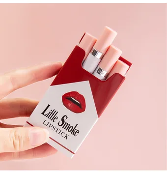 4Pcs Ilgalaikis Matinis Lūpų Drėgmės Kosmetikos Lūpų Makiažas atsparus Vandeniui Lūpų Lazdos Vamzdis Lūpų Seksualus Velvet Red Lip Tint