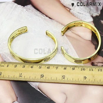 4pieces Vertus bangle aukso užpildytas metalo bangle apyrankės bangle moterų mados juvelyrikos cirkonis aksesuarai, apyrankės 51140
